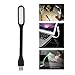 LED USB Light, NOOT PRODUCTS® FlexiLight Universal Mini Flexible USB Portable Reading Light [Battery Free] Perfect for Night Book Reading, Night Light, Night Work, Light Lamp - Compatible with PC, Notebook, Laptop Computer, USB Keyboard, Power Bank, External Battery, USB Charger and many more with USB power base devices - Lifetime Warranty (Black)