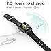 (Update Version) uoeos 2 in 1 Wireless Charger for iWatch & iPhone Charger Cable for All iWatch Series 5/4/3/2/1/& iPhone 11/11Pro/11Max/XR/XS/XS Max/X/6-8(USB A/C Port) iPhone Watch Charger