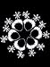 JOVITEC 6 Pack Christmas Snowflake Headbands Cute Head Boppers for Girls Xmas Holiday Bands Decor for Winter Themed Party(White)