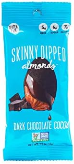 Skinny Dipped Almonds - Cocoa Dark Chocolate, 1.5 Ounce -- 40 per case.