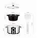 Slow Cooker Aicok 7 Quart Slow Cookers Programmable with 12 Hour Timer Auto Shut Off and Instant Food Warmer, Anti-scalding Handle and Oval Nonstick Removable Crock Stoneware,Stainless Steel