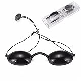 ANZESER BP-8632 Laser Safety Goggles 200~2000nm Typical Wavelength IPL Laser Beauty Clinic Patient, Black