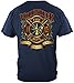Erazor Bits Volunteer Firefighter Shirt Fire Fighter Tshirts Tradition Sacrifice Dedication Navy