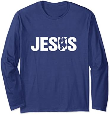 Unisex Jesus Christian Dancing Design, Cool Dance Recital TShirt Medium Navy
