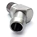 JSD 1041 Stainless Steel 45 Degree Heater Hose Fitting 1/2