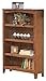 Ashley Furniture Signature Design - Cross Island Medium Office Bookcase - 3 Adjustable Shelves - Casual - Medium Brown Finish