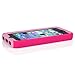 Incipio iPhone 5S Case, Dualpro for iPhone 5 5SE SE 2-Piece Tough Protection Hybrid cover for Shock absorption with TPU-Pink/Pink