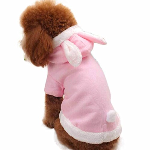 Mosunx Pet Puppy Dog Cat Sweater Knitted Clothes Costume Apparel Fashion Cute Plush Coat