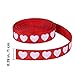 Supla 18 Rolls 100 Yard Valentine's Day Ribbons Trims Printed Grosgrain Ribbons Satin Ribbon Multicolor Organza Ribbons Satin Ribbons 3/8