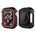 Compatible with iWatch Case 44mm Series 6/5/4/SE, Rugged Shockproof Protective Bumper Cover [NO Screen Protector]