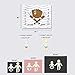 Homegician Baby Cotton Swaddle Blanket, Baseball Design, 40x50 Inch, Includes Props, Marker, and Birth Announcement Cards, Unisex