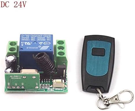 DC 24V 1CH Channel Wireless RF Remote Control Relay Switch Transceiver+Receiver