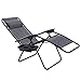 Goplus 2PC Zero Gravity Chairs Lounge Patio Folding Recliner Outdoor Yard Beach with Cup Holder (Gray)