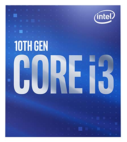Intel Core i3-10100 Desktop Processor 4 Cores up to 4.3 GHz LGA1200 (Intel 400 Series Chipset) 65W, Model Number: BX8070110100