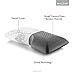 Z Shoulder Zoned Dough Memory Foam Pillow - Bamboo Charcoal Infused - Premium Tencel Cover - 5 Year U.S. Warranty - Mid Loft - Queen