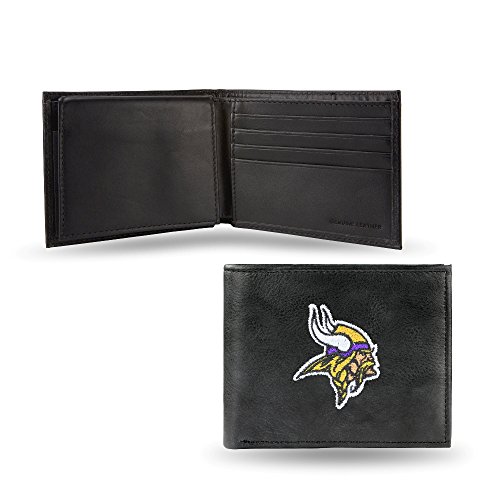 NFL Minnesota Vikings Embroidered Leather Billfold Wallet