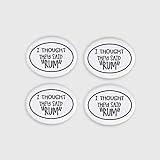 BibBoards SNAP & Lock for Event/Race Bibs Pinless Race/Event Bib Number Fasteners (Safety Pin Replacement) (I Thought They Said Rum)