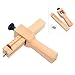 Yaetek Strip and Strap Cutter Craftool Leather DIY Hand Cutting Tool Wood Adjustable with Blades