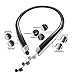 Bluetooth headphones neckband, Wireless Stereo Headphones with Retractable Earbuds for iPhone Android Cellphone (Bluetooth 4.1,Noise Cancelling , 12 Hours Play Time)