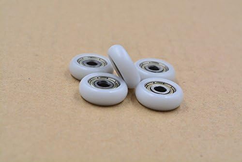 HEASEN 625ZZ Bearing V Roller Wheel Delrin R Style V Wheel kit Nylon Wheel for Reprap Kossel 3D Printer Plastic Wheel
