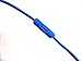 OFC Replacement Inline Remote and Mic Extension Audio Cable Cord for Monster Beats by Dr Dre Solo Solo HD Studio Wireless Pro Detox Mixr Executive Pill Headphones (Blue)