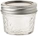 Ball 4-Ounce Quilted Crystal Jelly Jars with Lids and Bands, Set of 12-2 Pack (Total 24 Jars) primary