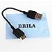 Brila 0.5ft 15cm Short Universal Micro USB 3.0 Charging Data Cable, Charging Cable for Note 3, Note 3 Neo, Note Pro 12.2, Galaxy Tab Pro 12.2, Nokia Lumia 2520 and All USB 3.0 Powered Enabled Devices.