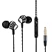 Headphones with Microphone, Wired Earbuds with Mic - Earphones Compatible with Samsung Galaxy S9 S7 S10 S8 Note 10, Comfortable Corded Extra Bass Audifonos, 3.5mm Ear Buds for Cell Phones
