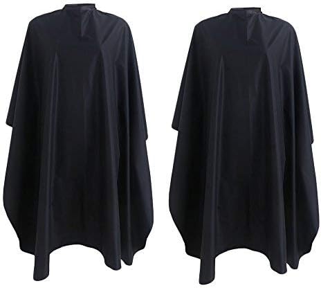 Andlane Hair Cutting Barber Salon Cape for Adults and Kids with Tie Closure - 2 Pack