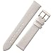 Wristology Quick Release Genuine Leather Easy Change Band Strap 18mm (Beige)