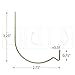 Home Decoration Wall Hooks - Hang Shelves, Art, Mirrors, Frames, or Planters - Super Hooks by Lavish Home - Mount Home or Office Décor with Ease- 20pc