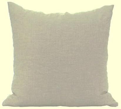 Beige Pillow Covers 22x22 Lino Natural 100% Pure Linen