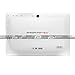 ProntoTec Axius Series Q9 7 Inch Quad Core Allwinner A33 Cortex-A7 Android 4.4 KitKat Tablet PC, 800 x 480 Pixels, 4GB ROM, Dual Camera, G-Sensor, Google Play Pre-loaded -White
