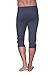 4-rth Cuffed Yoga Pant (M, Solid Charcoal)