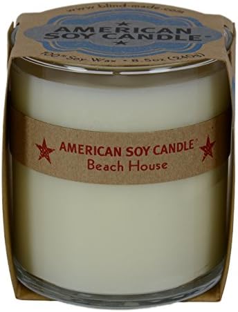 American Soy Candle Beach House All Natural Soy Wax Candle. 8.50 Ounce Jar