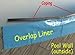 Coping Strips for Overlap Above Ground Pool Liners, Plastic Coping Clips for Overlap Pool Liner Replacement - for 18' Round Pools - Qty 29