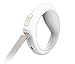 PETKIT 'GO' Bluetooth USB Charging Route and Walk Distance Tracking Activity Monitor Smart Pet Dog Leash w/ User Controlled Light Sensors w/ Inlcuded Leash, One Size, White and Grey