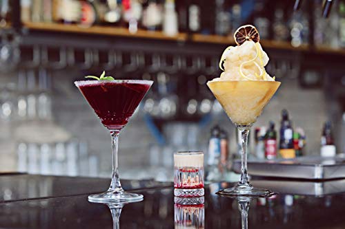 Vallyand Martini-Gläser-Set – Kristall-Cocktailgläser, 2 Stück, mit gratis Schnapsglas und Luxus-Geschenkbox – Martini… – Bild 3