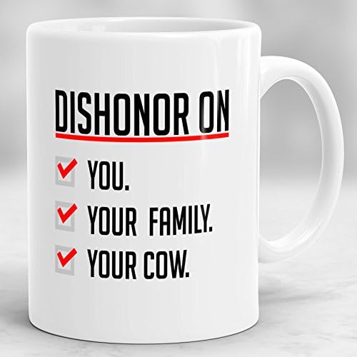 Dishonor Mug, Mulan Mug, Mushu Quote, Mulan Gift, Disney Mug, Kids Mug, Disney Gift P122