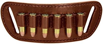 38/.357 and 44 Mag Caliber Cartridge Loop Holder Belt Slide Holster - CCW - Concealed Carry - Ammo Loop - Bullet Loops - Mag Holster