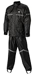 Nelson-Rigg Stormrider Rain Suit (Black/Black, XX-Large)