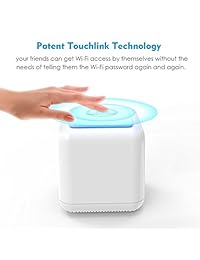 Wavlink Halo Base Sub Mother Distributed Router, Whole Home Mesh Router WiFi System Cobertura hasta 4000 sq. Ft, sin zonas muertas de Wi Fi, 2 puertos Gigabit Ethernet en cada enrutador punto de malla