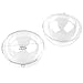 Naice 100mm DIY Round Bath Bomb Mold Plastic Balls, Clear (12-Pack)