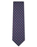 Origin Ties Men's Floral Dots Skinny Silk Tie