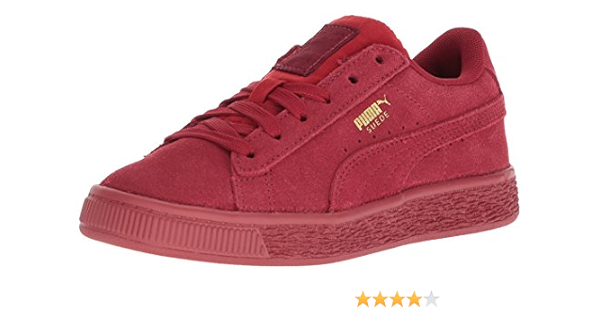 maroon suede puma shoes