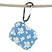 AirPods Case - Xmifer Airpods Case Cover for Apple Airpods 2/1 with Keychain Airpods Accessories(Teal Blue Daisy)