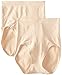Bali womens Shaping Ultra Control Dfx204 2-pack shapewear briefs, Soft Taupe/Soft Taupe, Medium US