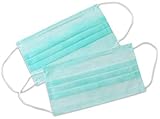 GBSTORE 50 Pcs Disposable BLUE Earloop Face Mask, Filters Bacteria 3 PLY
