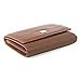 RFID Leather Trifold Wallet for Women - Secure Small Evening Clutch Purse