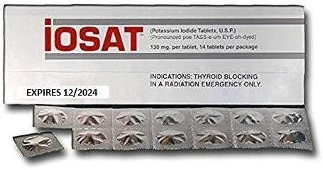 IOSAT Potassium Iodide 14 Tablets